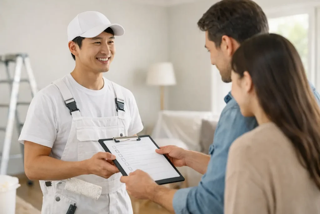 Builder Painting Handover Checklist for Homeowners