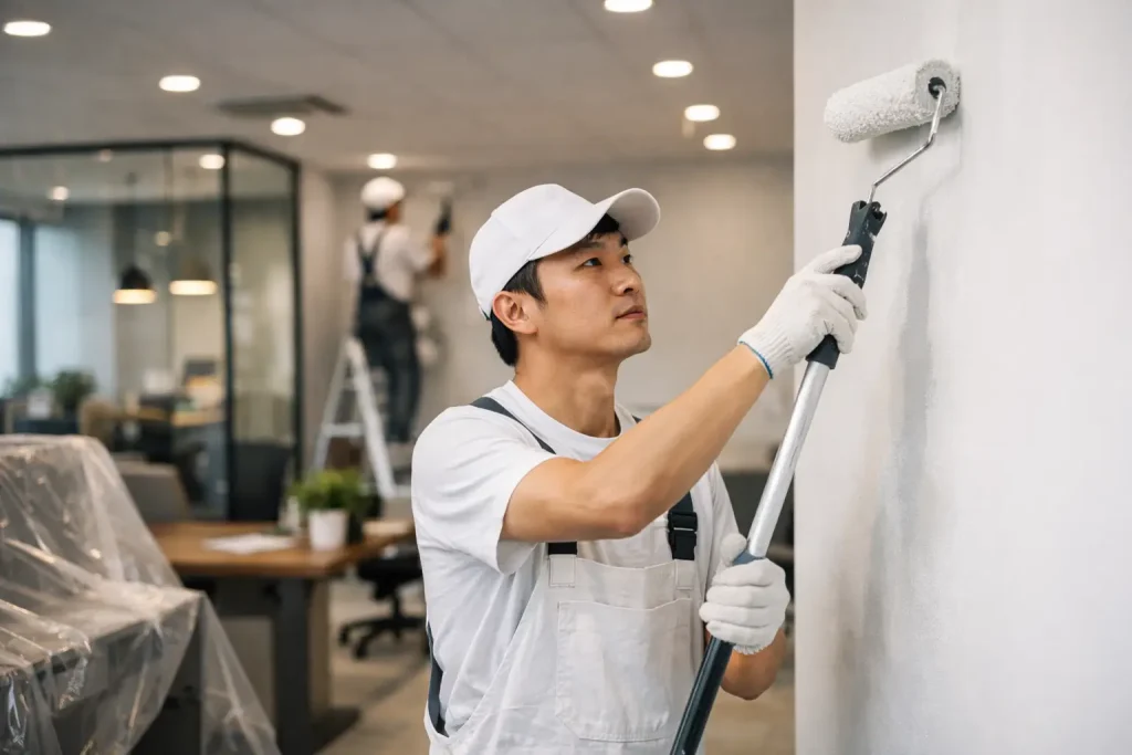 Office Repainting After Fitout Done Right
