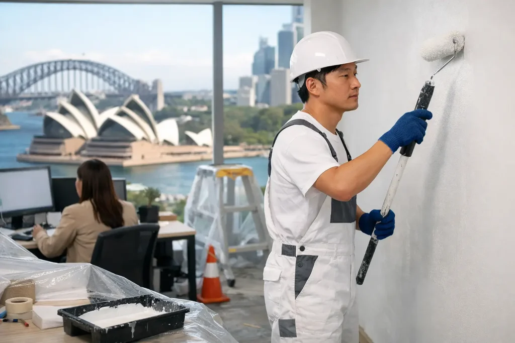 Painting Occupied Workplace Guide for Sydney Sites