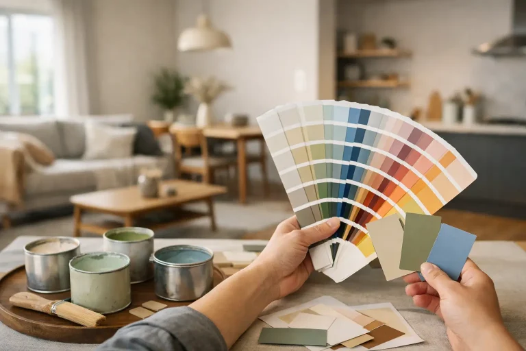 Selecting Colours for Open Plan Rooms at Home